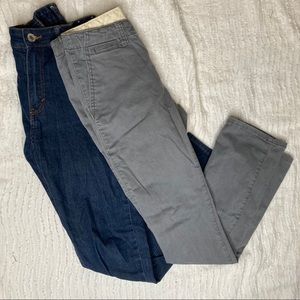 Gap H&M Bundle Jeans Pants Gray Blue Boys 14